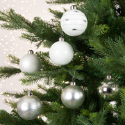 Ausgabe 8 cm Glas Weihnachtsball