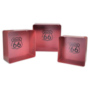 Metallregal Red Bristol 1-3 Quadrat CM40.5x15H40.5