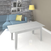 Whito White Wood Tabelle 140-180 x 80 cm Tolmen Effez