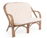 Outdoor -Sofa im Natural Rattan Golf New 111x80x H89 cm