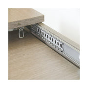 Ausziehbarer Esstisch vollständig Holzholz 90x160-200 Olmo