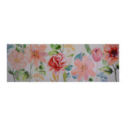 Malmalerei rosa Blumen CM50x150x3