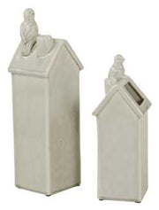 Vase Casetta Bird Großer DC-1026 cm. 13 x 13 H 43