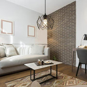 Koza -Suspensionslampe MDL3852 Black Cage Effez