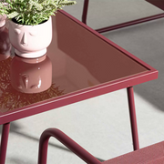 Set von 4 PCs Outdoor Lounge Markus Paprika