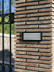 Boarding Lampe im sterben -cast -Aluminium mit schwarzem Satinglasdiffusor