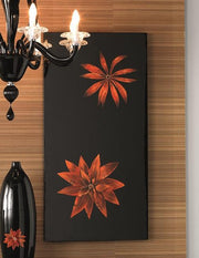 Dekorative Panel mit schwarzem Holz Finish 60x120x4 cm