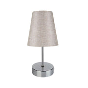 Estelya AZ1068 Chrom beige Effez Tischlampe