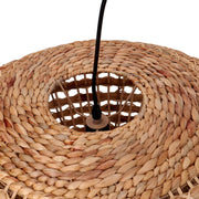 Natürlicher Rattan -Kronleuchter mit Angriff Ø60H29.5 cm