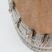 Ethnischer Stil Baumwoll Pouf Tilak Desertendurchmesser 50x H35 cm