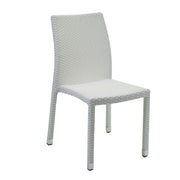 Polyrattan White Ice Stuhl 61 x 47 x 88H cm cm