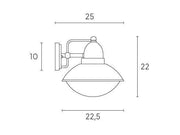 Anwendung am Ende der E27 ITACA Corten -Linie