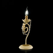 Decape Iron Lumetto und Gold Strass Damaskus A Light 16x H39 cm