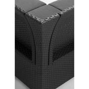 Emma Corner Garden Lounge, 5 Sitze mit Tisch, Graphitfarbe