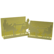 Metallhalter Sagome 1-2 Creme CM35X12H24