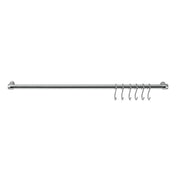 Verchromte Stange 60 cm + 6 Chromhaken in S Lonardo