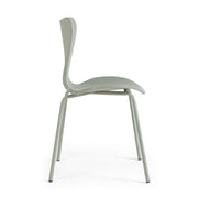 Speisesuhl in Polypropylengrün Tessa 50 x 49,5x H82 cm