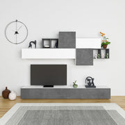 Tromen 260 cm ausgestattete Wand. Retro White Grey MTV234472 Effez