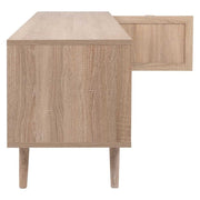 Bali 56A 2 TV -Halterschrank vor Wicker Effect