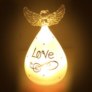 Angelo Glass White geschrieben CM Ø9H16