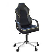 Schwarzes Gaming -Büro Sessel Lydia 51x52x H73 cm