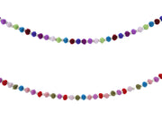 Polyester Weihnachtsgirlande 2 verschiedene Farben H 150 Ø 2 cm