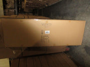 Schwarzes Metallregal 28 x 60 x H 180 cm