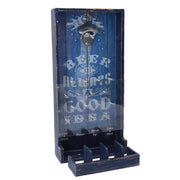 Rechteckiges blaues Holz Opel CM19X38.5x7.5
