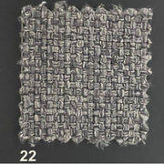 Kriog -Sofa Bett 3 Sitze mit Quadraten, die Quadrate Asche 202x96x90 cm waren