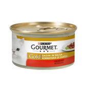 Gold Gold Dadi in Salsa mit Purina Beef 85 Gramm