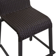 Polyrattan Bar Stuhl Adila Noce CM49X59H81-103