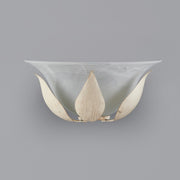 ORIORY OROIRIAL IROVERA APPLIQUE A 30X H14CM Weiß Alabaster Glaslicht