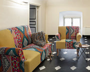 Holztisch und industrielles Stahl CM Ø50x50h cm