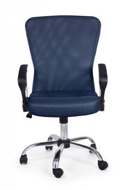 Blisbane Blue Fabric Office Stuhl