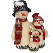 Familiengefüge Familienpuppen von schneebedeckten CM27X37