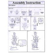 Metallschlitten mit dunkelgrünen Geschenken CM64X34H150