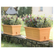 80 cm gekochter Holzplaner für Pflanzen und Gartenblumen ohne Untertasse (Code 31180)