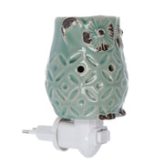 Bruciaesente Plug Ceramic Green Owl CM7,7x10H13.4