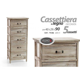 Heimkiste des Küche Wohnzimmer 5 Schubladen 40x 29 x 90 h cm