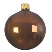 Weihnachtsball Lucid Cinnamon Ø8 cm