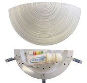 Applique Gisella White mit kreisförmiger Vorstellungskraft