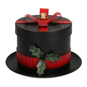 Black Metall Box Round Hat Cmø25H19