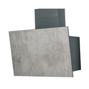 ITCA aufstrebende Kapuze in silbernen Edelstahl 80 cm