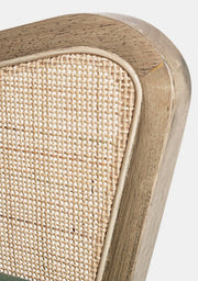 Vintage -Holz -Samtkuh