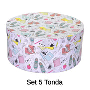 Karton 1-5 Schulrunde CMø40.5H17.8