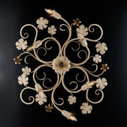 IOus Iron Deckenleuchte Decipe Rosgold Sechs Lichter 79x67x H17 cm