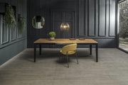 Rovere-Black Extendable Tabelle 80 cm x 130-290 cm H. 76 cm