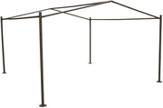 Pavillon bestimmte quadratische Formen Abri Farben Graphit-Ardedia 4x4