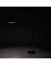 Manhattan gemahlene Lampe in Sts Grey Metal