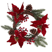 Coroncina Flowers Pigne Rot Gold rund CMø50x10